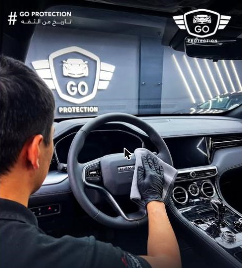تنضيف وتجهيز داخلية عربية